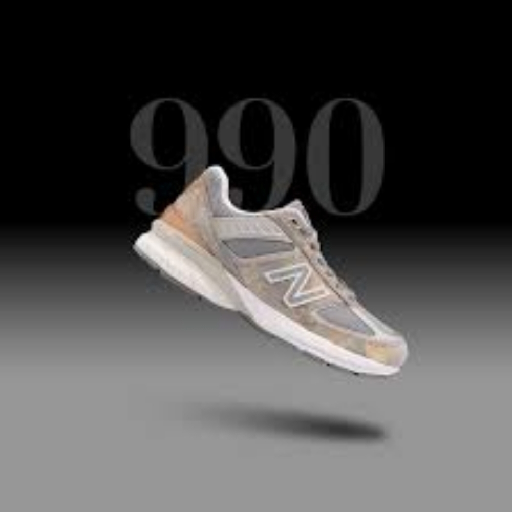 NWT New Balance 990v5 Moonbeam Silver Running Shoes / Sneakers W990MB5 Dad Shoes - Picture 8 of 10